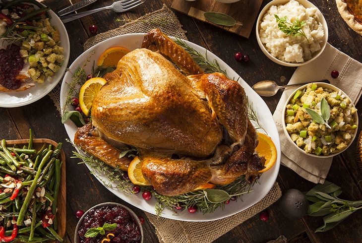 Whole Homemade Thanksgiving Turkey
