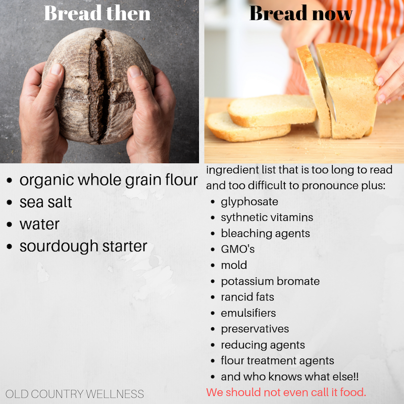 Bread then and now